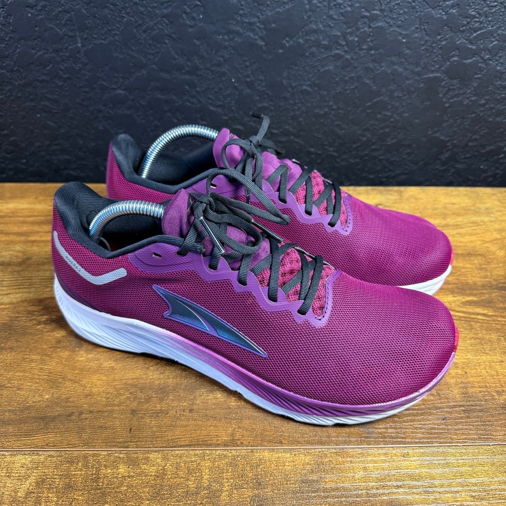 Altra Rivera 2 AL0A547Y-690 Burgundy Mesh Running Shoes Womens 8